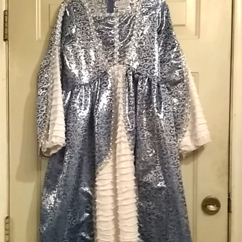 Wishcraft girls Blue Princess or colonial dress up Halloween costume size 12